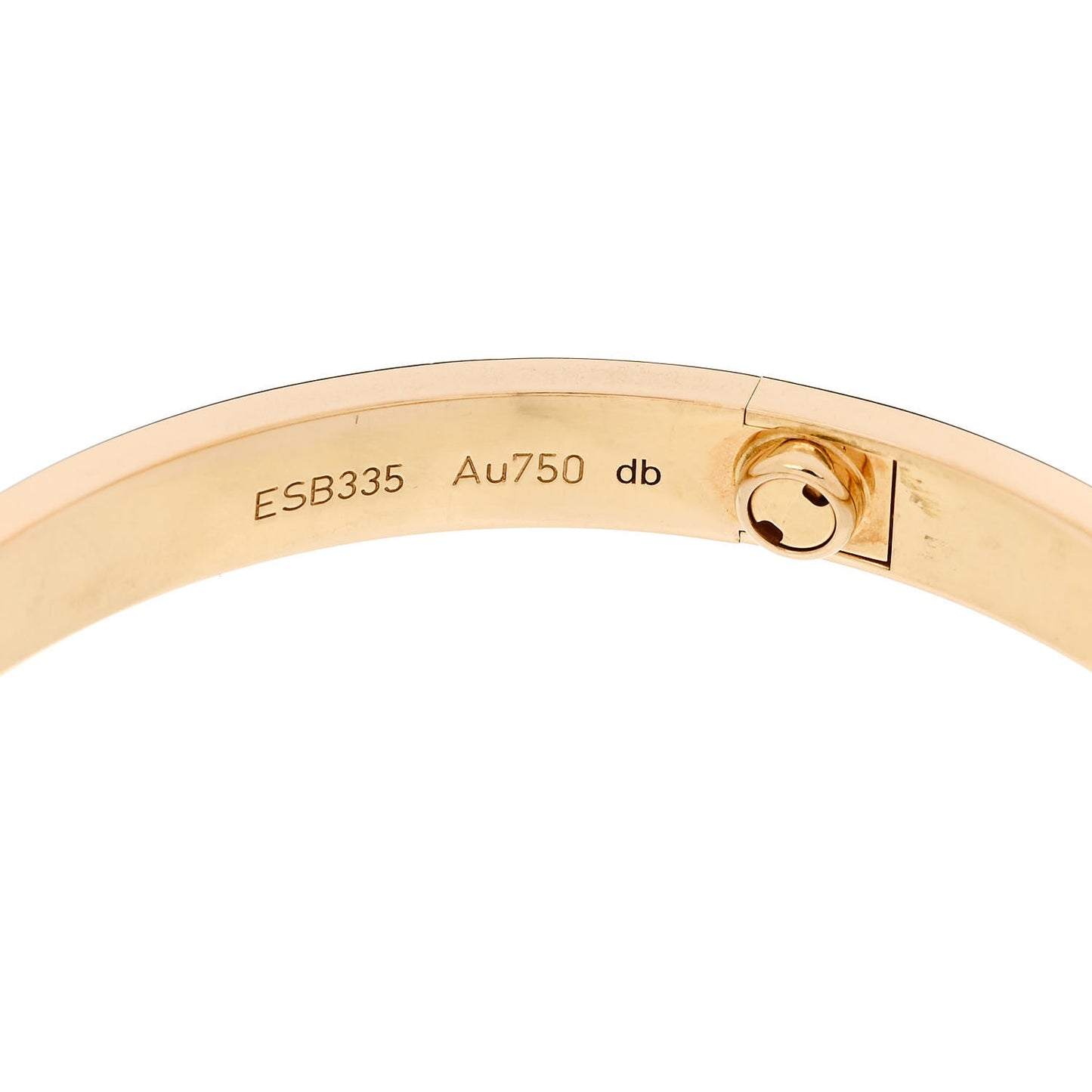 18K Yellow Gold LOVE Bracelet 19