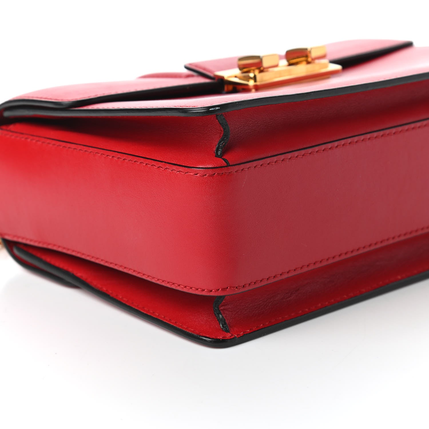 Lanvin Smooth Calfskin Small Jiji Shoulder Bag Red 6 of 10