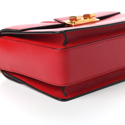 Lanvin Smooth Calfskin Small Jiji Shoulder Bag Red 6 of 10
