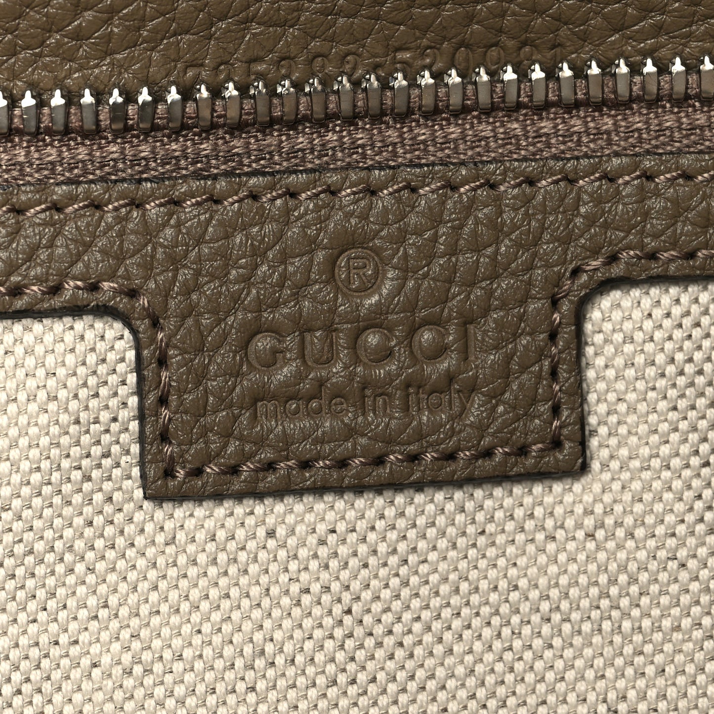 Piuma Calfskin Jumbo GG Embossed Large Duffle Bag Good Taupe