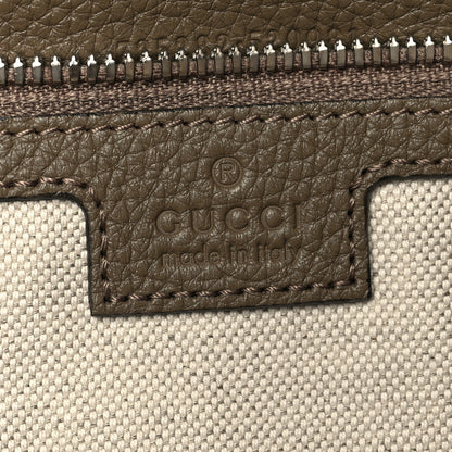 Gucci Piuma Calfskin Jumbo GG Embossed Large Duffle Bag Good Taupe 6 of 12