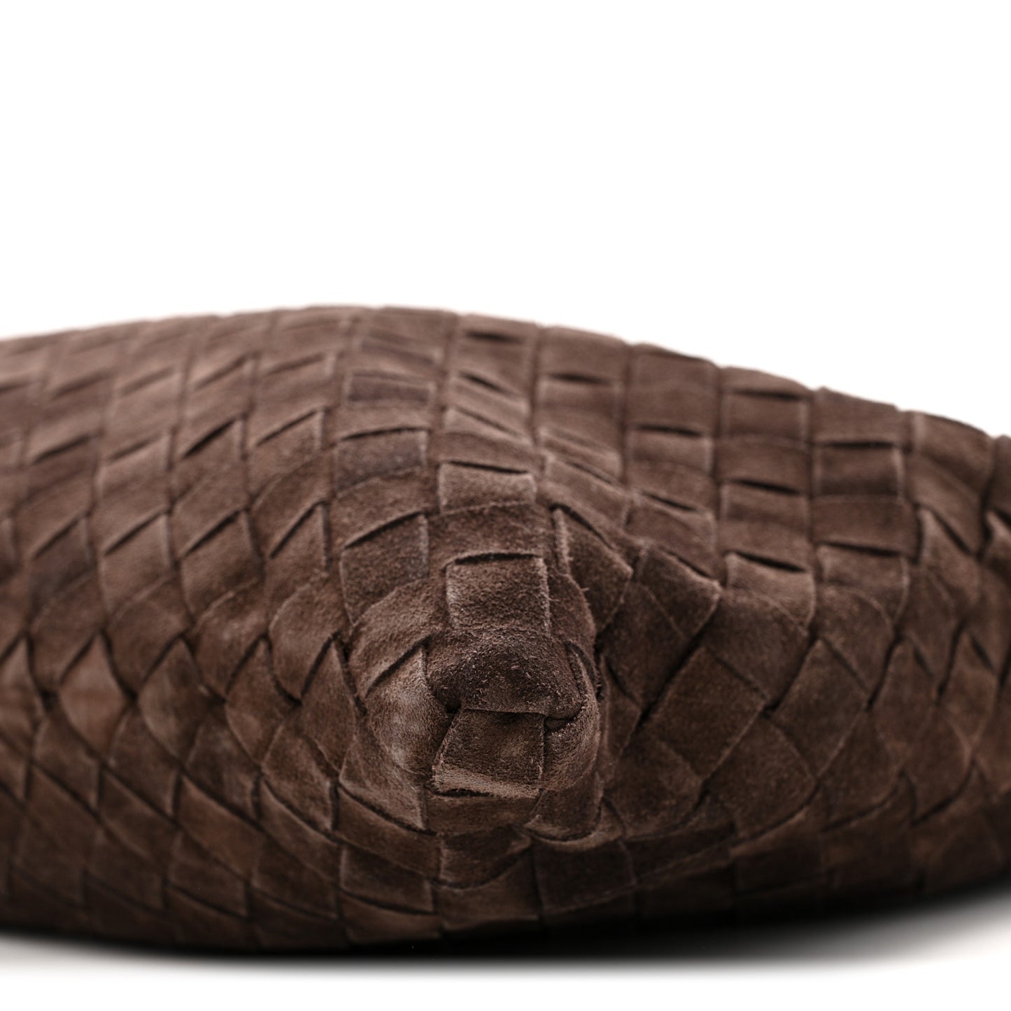 Suede Intrecciato Small Hop Fondant
