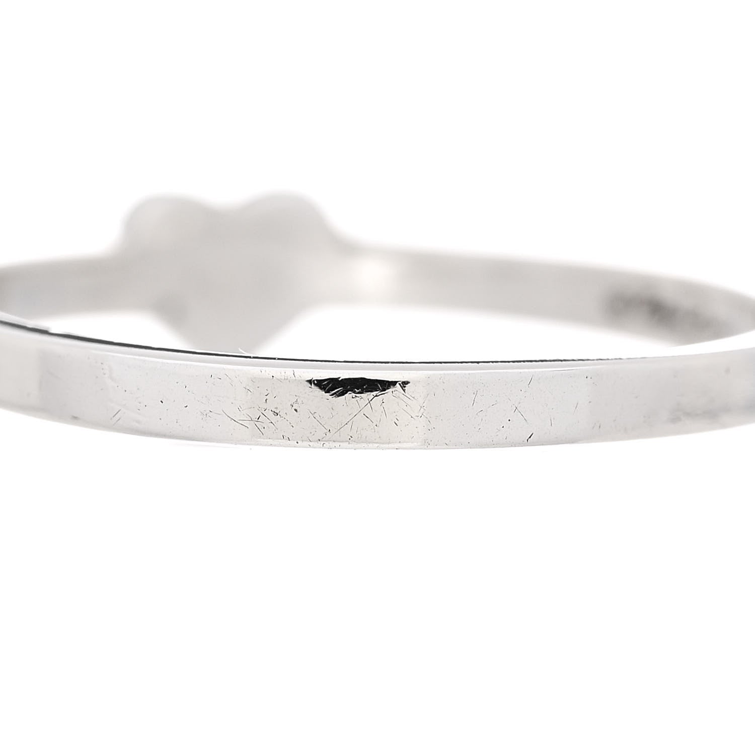 Tiffany Sterling Silver Paloma Picasso Heart Ring 56 7.5 7 of 7