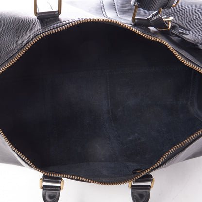 Louis Vuitton Epi Keepall 45 Black 4 of 9