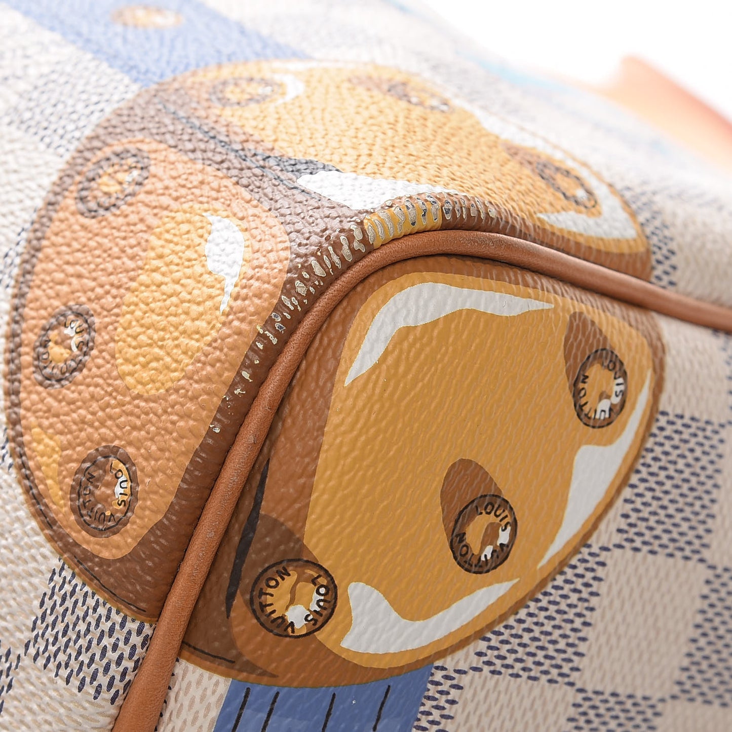 Damier Azur Summer Trunks Speedy Bandouliere 30