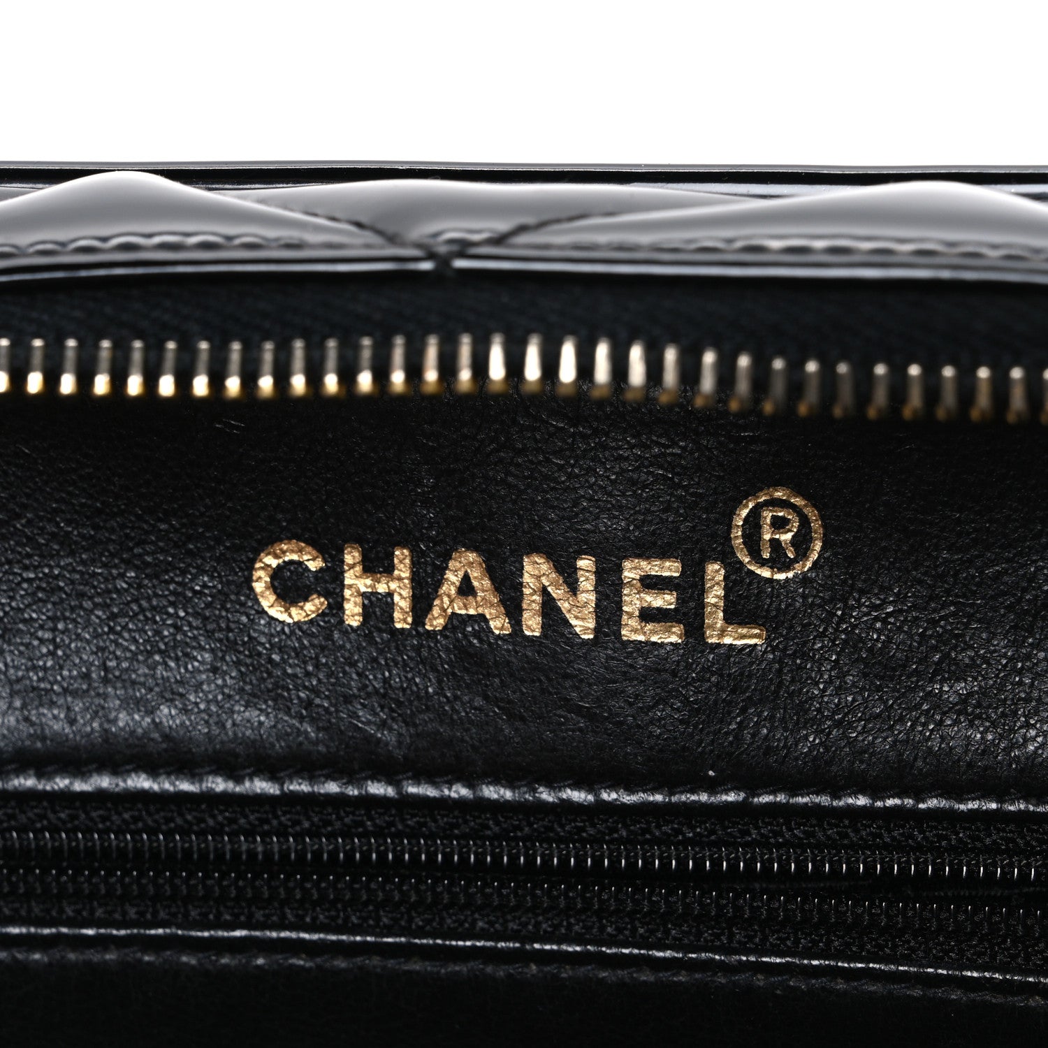 Chanel Patent Quilted Top Handle Lunch Box Carryall Shoulder Bag Black 6 of 11