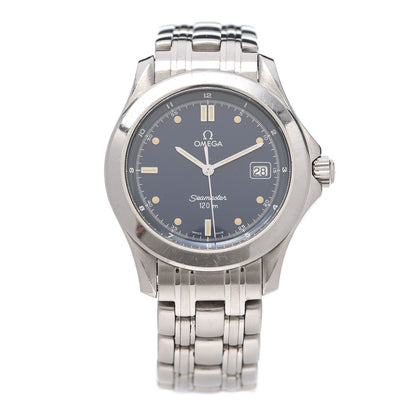 Omega Stainless Steel 36mm Seamaster Quartz Watch Blue 2511.80 1 of 5
