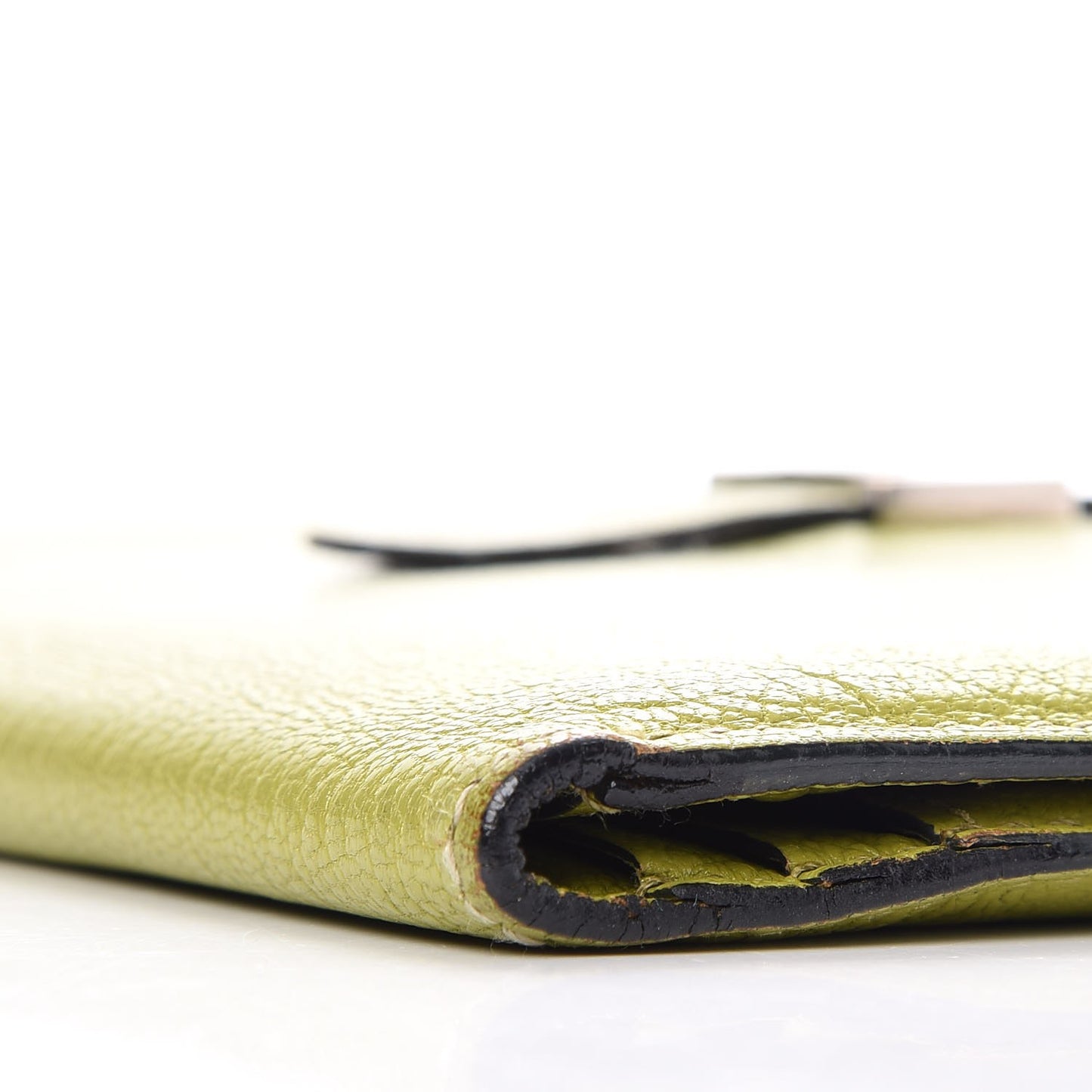 Chevre Mysore Bearn Wallet Vert Anis