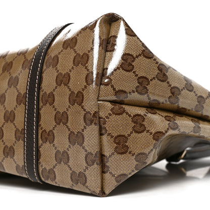 Gucci Crystal Monogram Medium Joy Tote Beige Ebony Testa di Moro 10 of 10