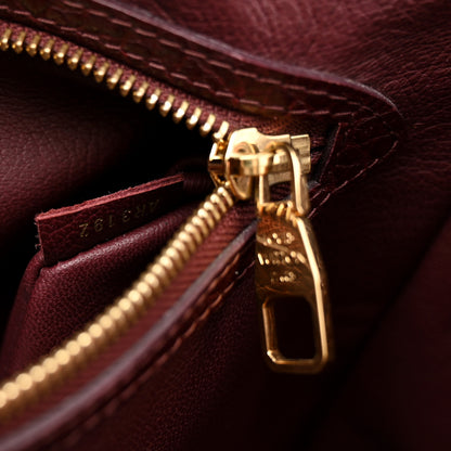 Louis Vuitton Ostrich Lizard Majestueux Tote MM Bordeaux 7 of 13