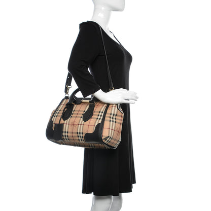 Burberry Haymarket Check Small Gladstone Black 2 of 10