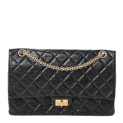 Chanel Aged Calfskin Quilted 2.55 Reissue 226 Flap Black 1 of 10