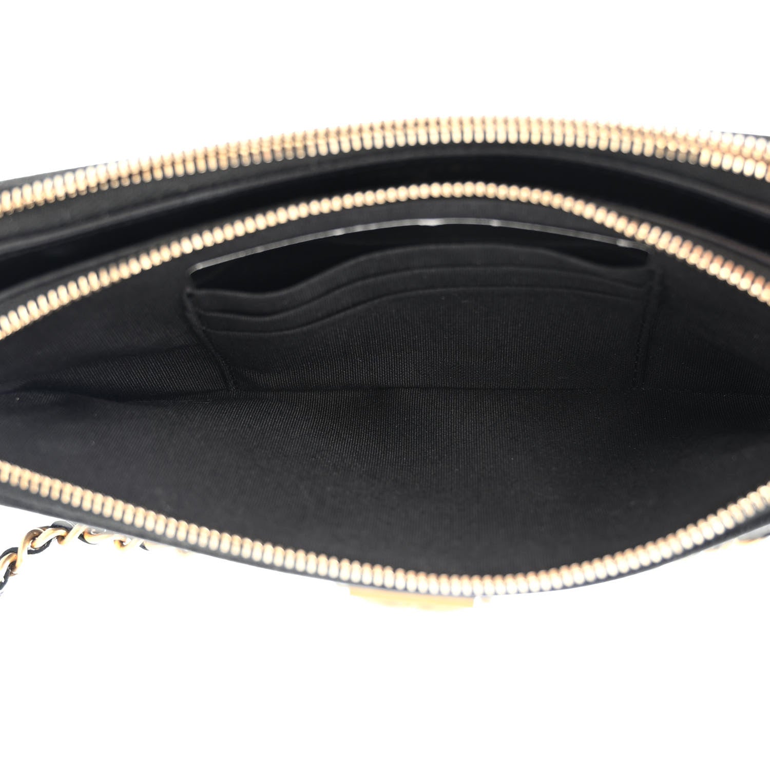 Chanel Caviar Quilted Small Boy Clutch With Chain Black 6 of 14