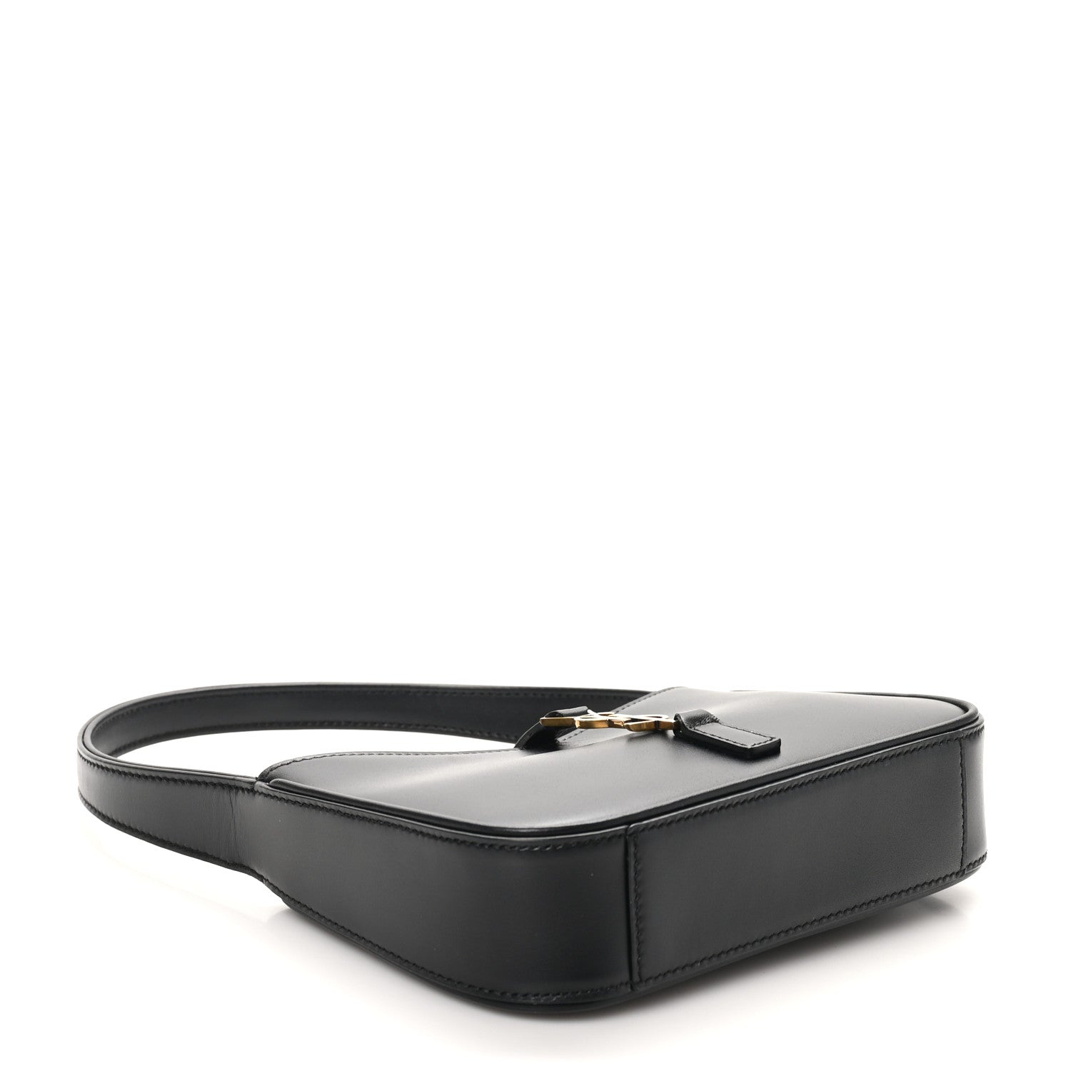 Saint Laurent Smooth Calfskin Le 5 A 7 Mini Hobo Black 4 of 10