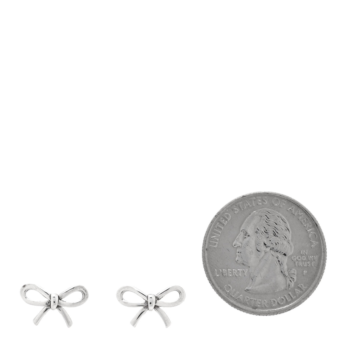 Sterling Silver Bow Earrings