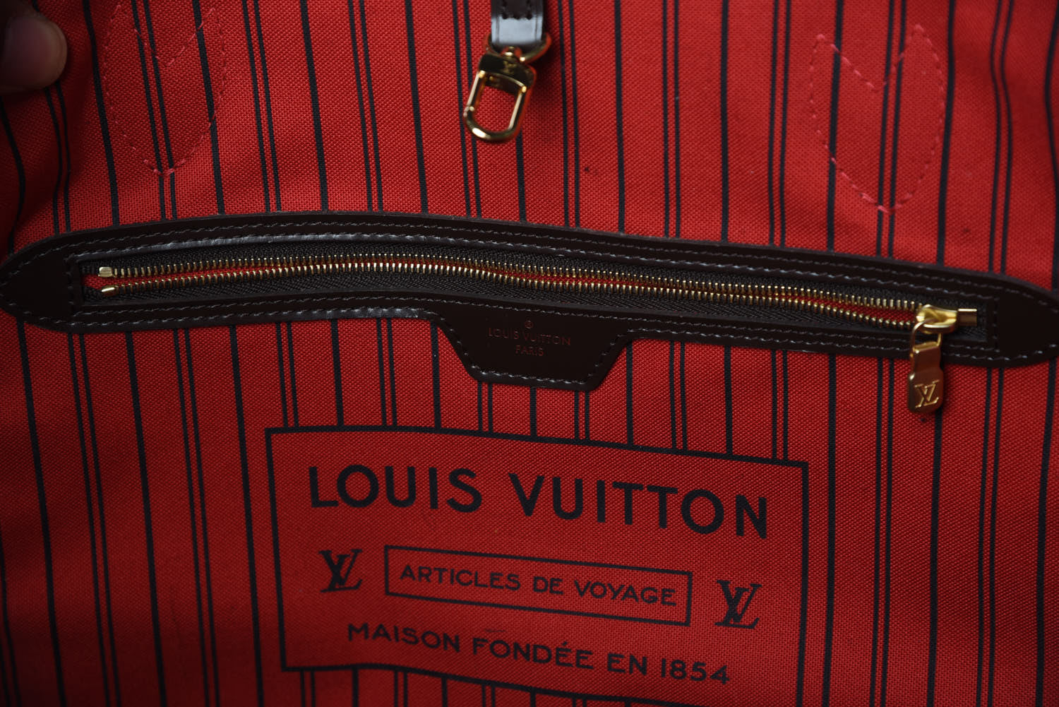 Louis Vuitton Damier Ebene Neo Neverfull GM 9 of 19