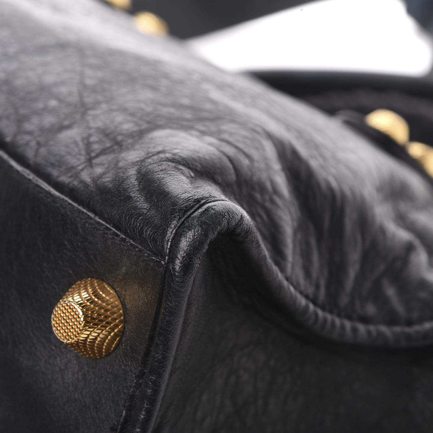 Agneau Giant 21 Gold Hardware Part Time Black