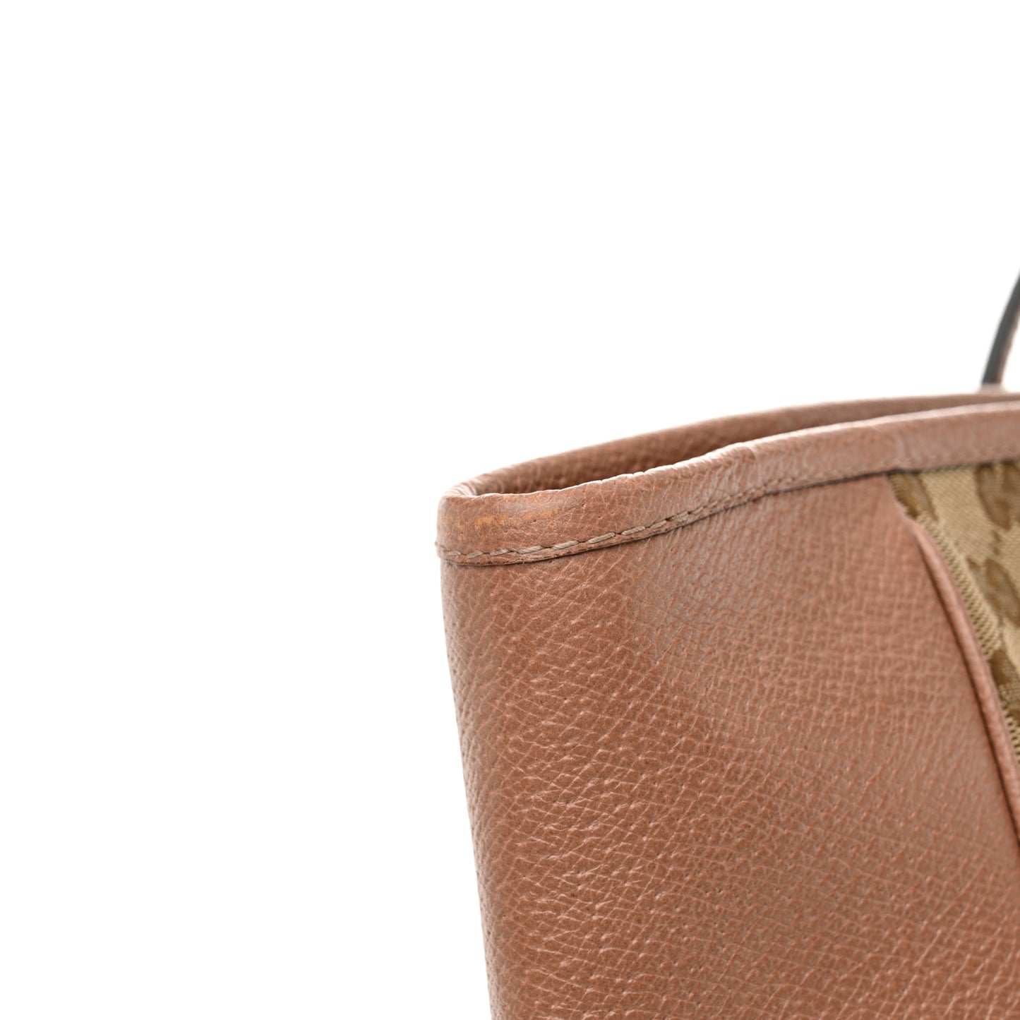 Monogram Medium Bree Zippered Tote Beige Dark Cipria