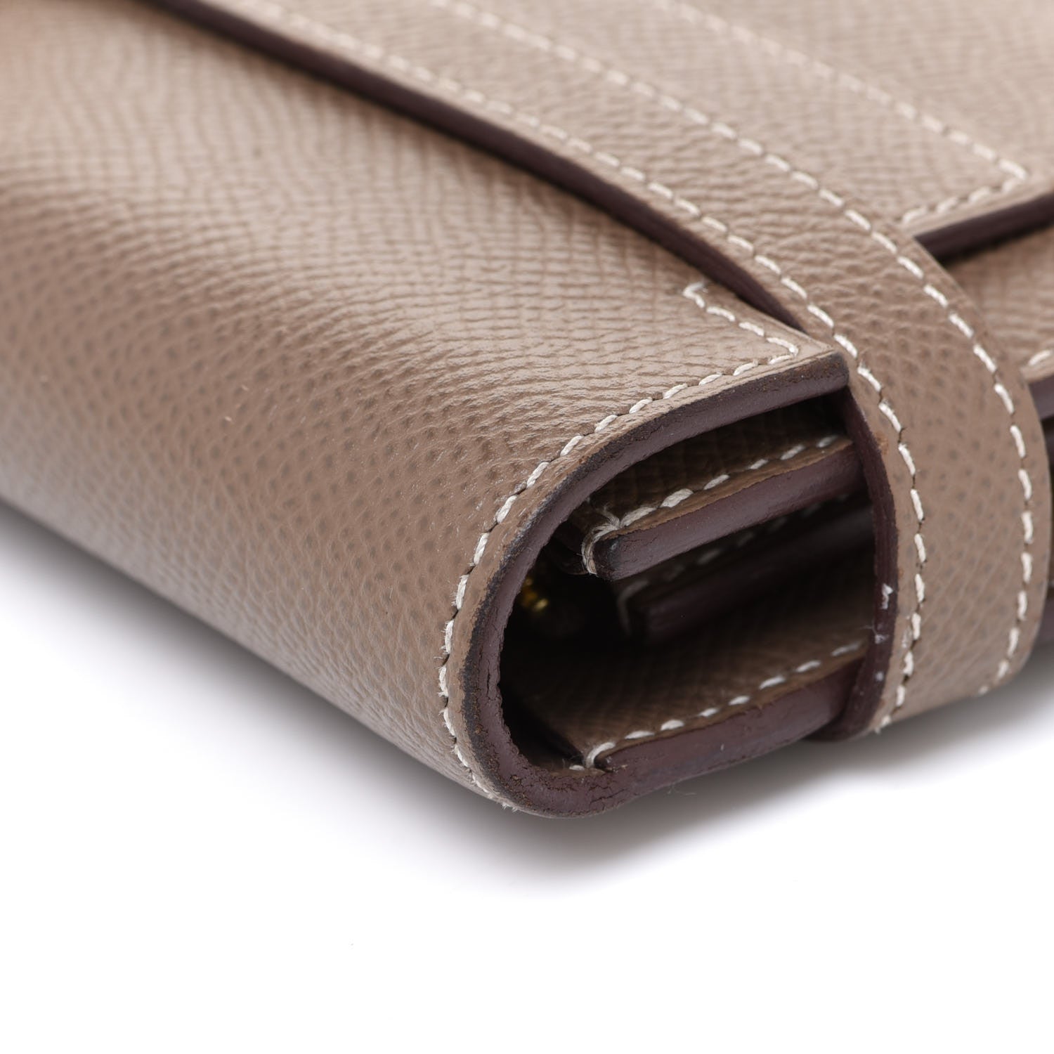 Hermes Epsom Kelly Longue Wallet Etoupe 11 of 13