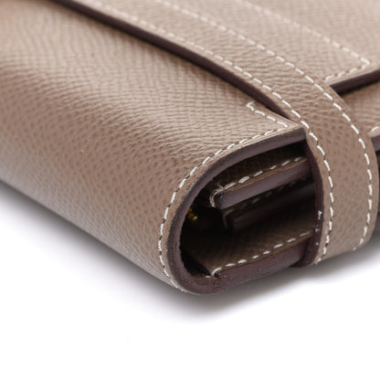 Hermes Epsom Kelly Longue Wallet Etoupe 11 of 13