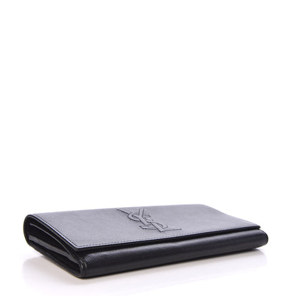 Saint Laurent Goatskin Monogram Classic Flap Wallet Black 4 of 6