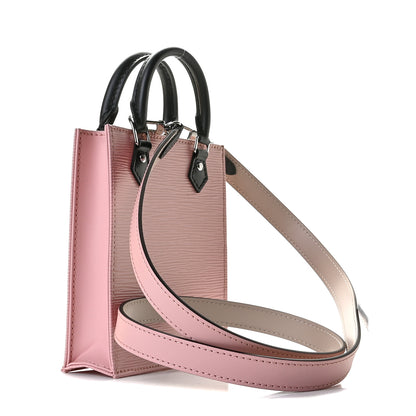 Louis Vuitton Epi Petit Sac Plat Rose Ballerine 2 of 9