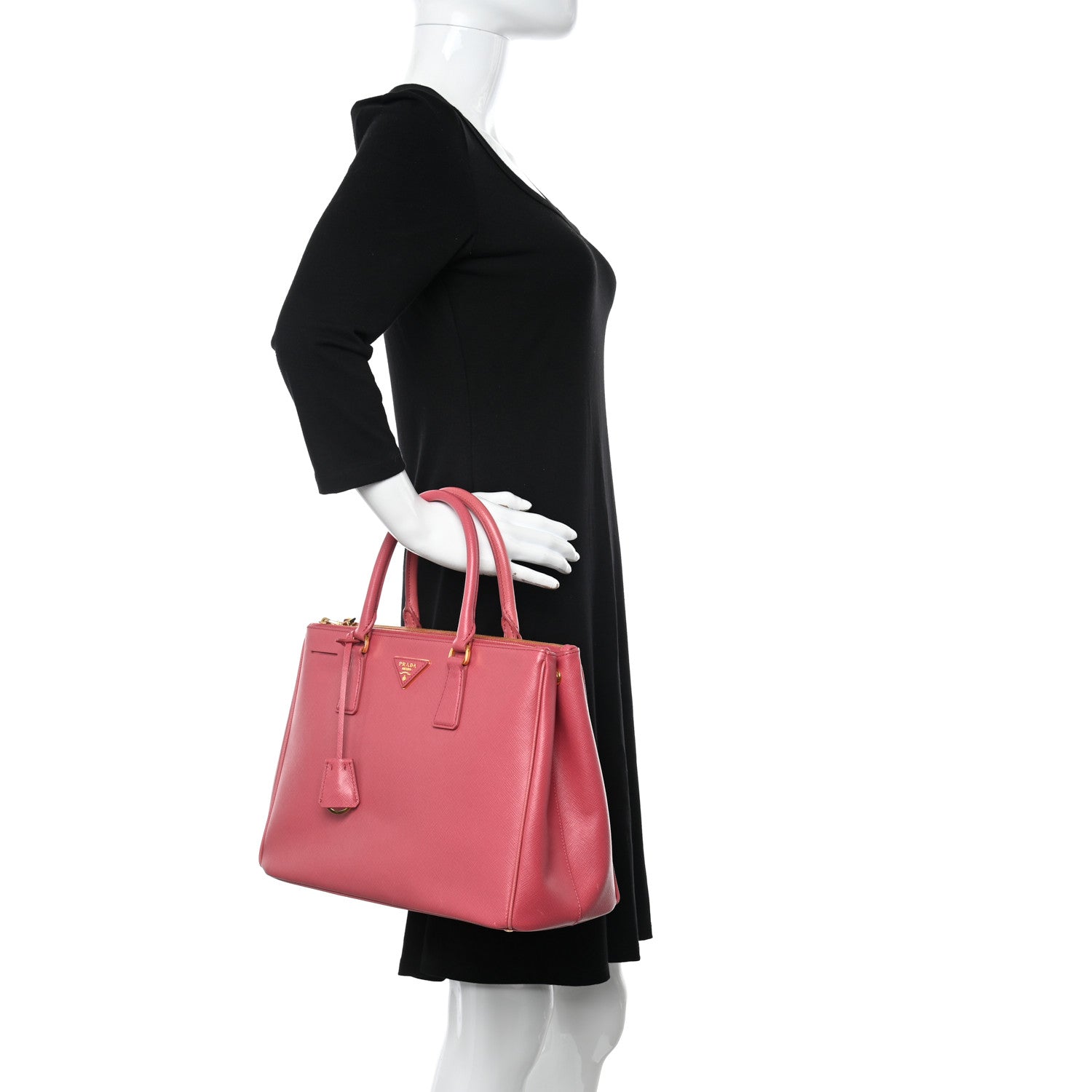 Prada Saffiano Medium Galleria Double Zip Tote Tamaris 2 of 10