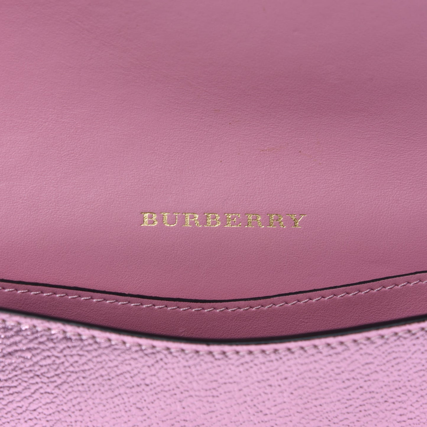 Metallic Soft Grain Calfskin Mini Phone Buckle Bag Pale Orchid