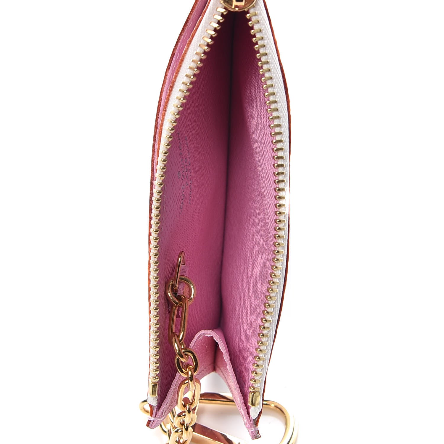 Louis Vuitton Monogram Multicolor Key Pouch White Litchi 5 of 8