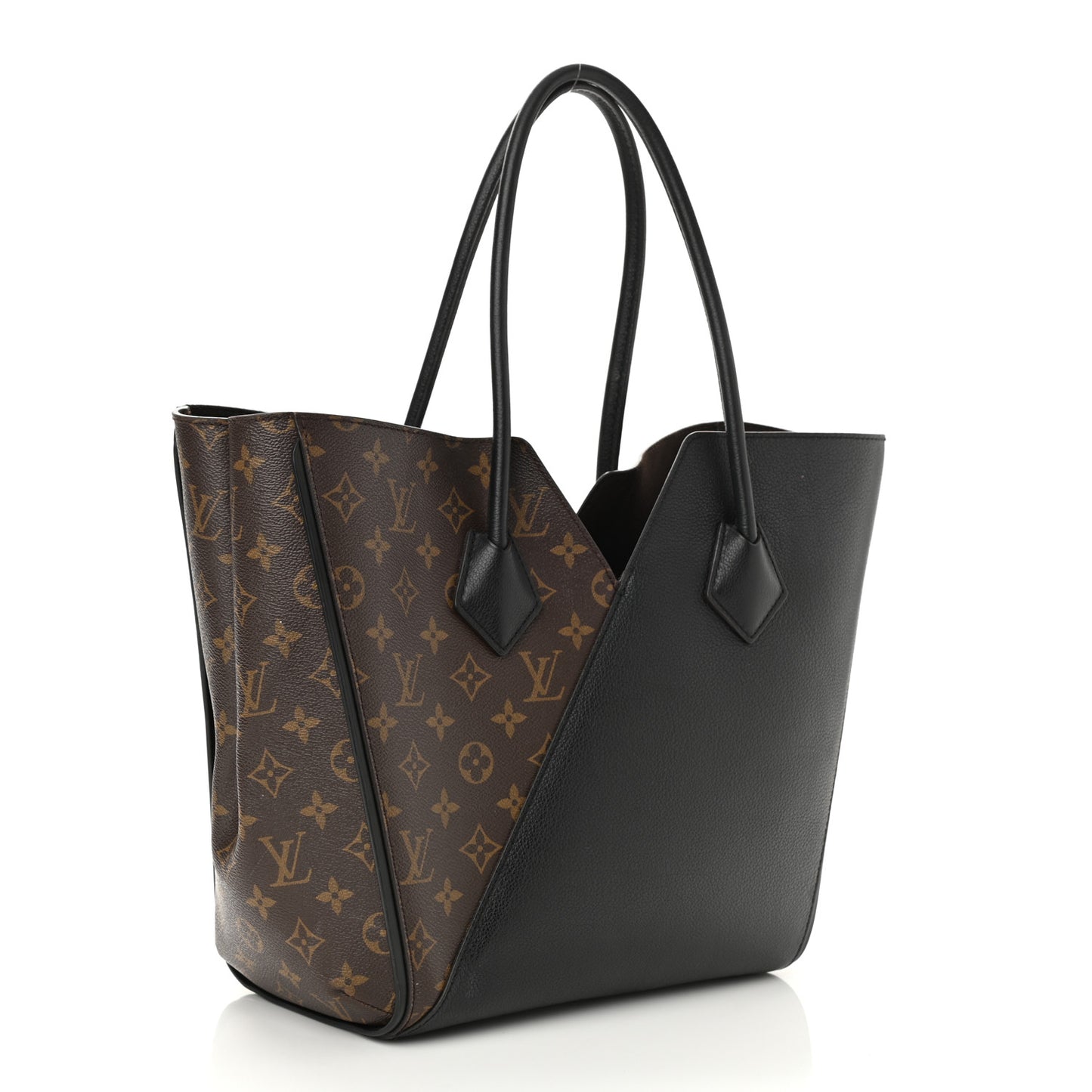 Calfskin Monogram Kimono Tote Black