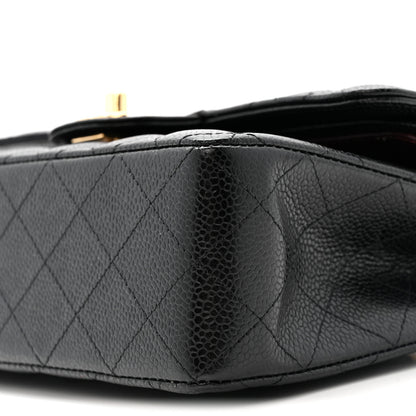Chanel Caviar Quilted Small Double Flap Black 10 of 11