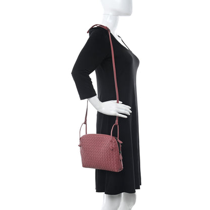 Bottega Veneta Nappa Intrecciato Nodini Crossbody Messenger Rose Pink 2 of 11