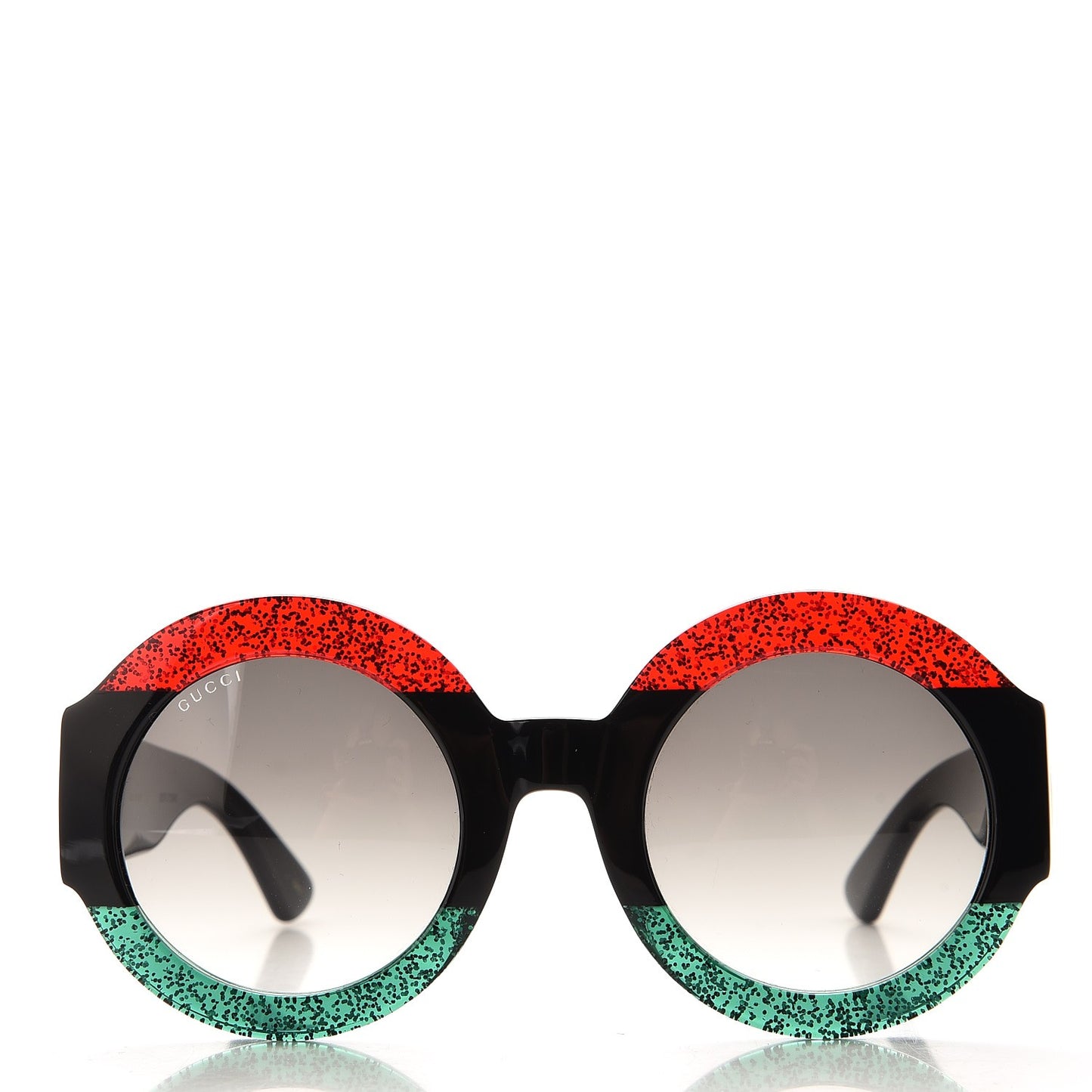 Acetate Round GG0084S Sunglasses Black Red Green