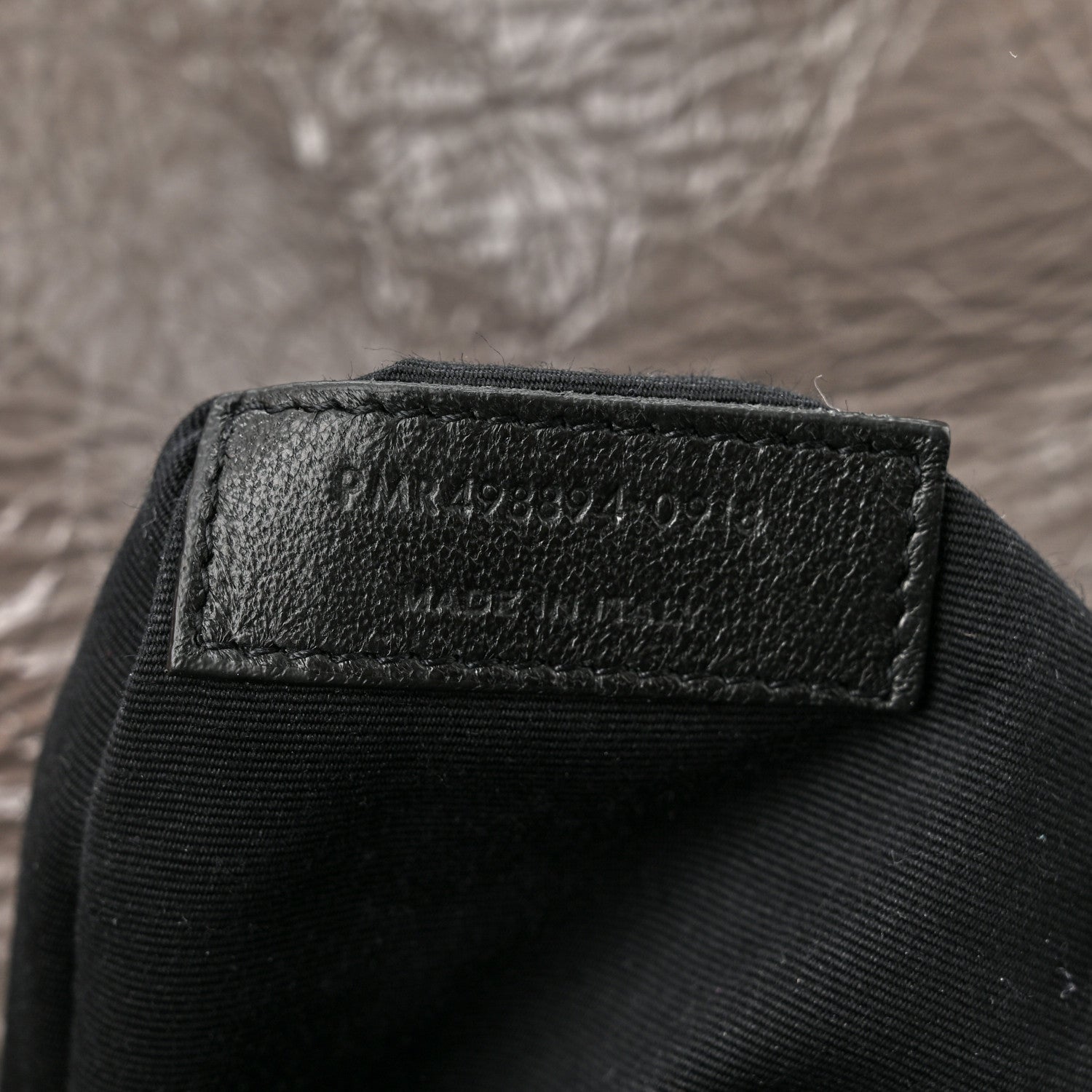 Saint Laurent Crinkled Calfskin Matelasse Monogram Medium Niki Chain Satchel Fog 6 of 9