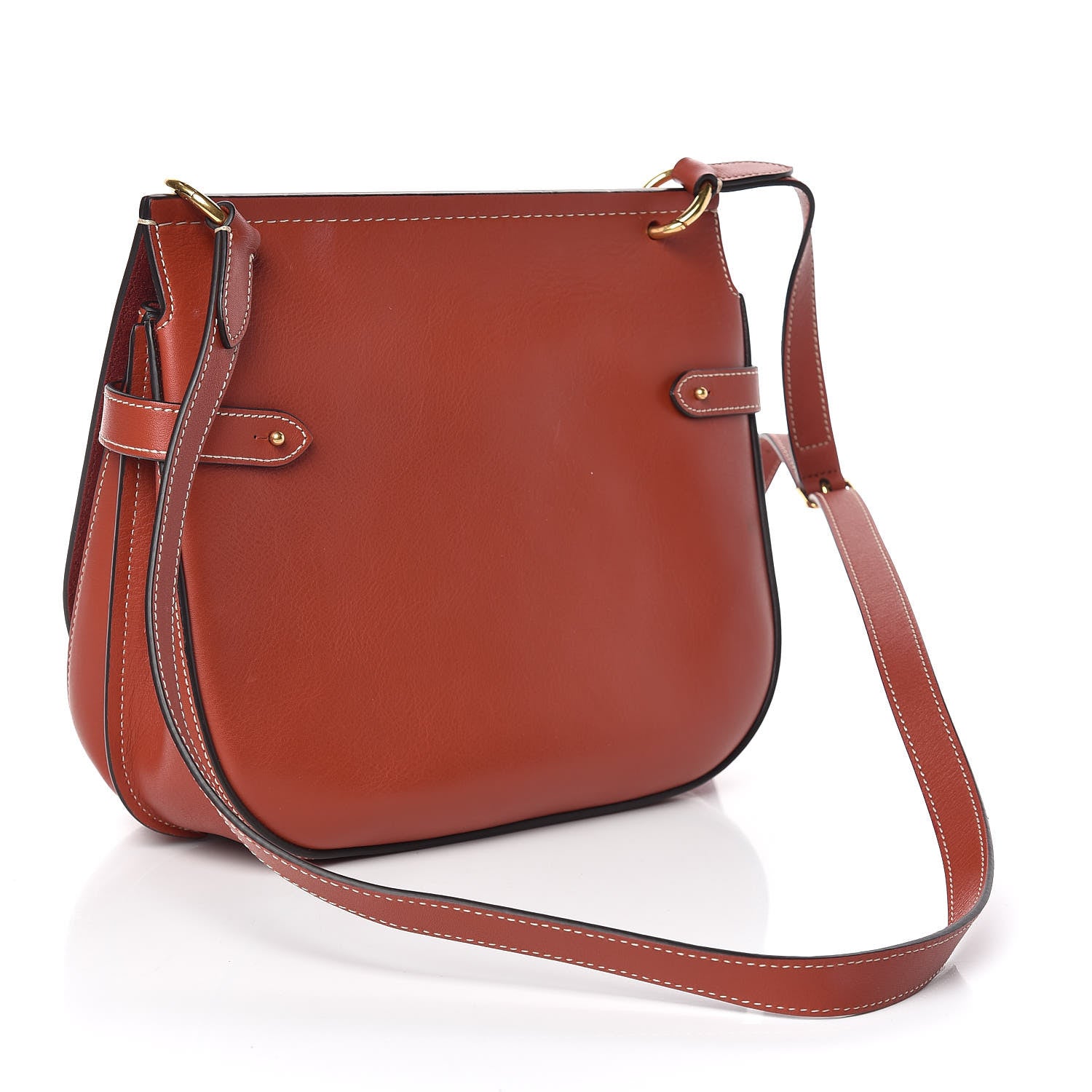 Mulberry Small Classic Grain Amberley Satchel Rust 3 of 12