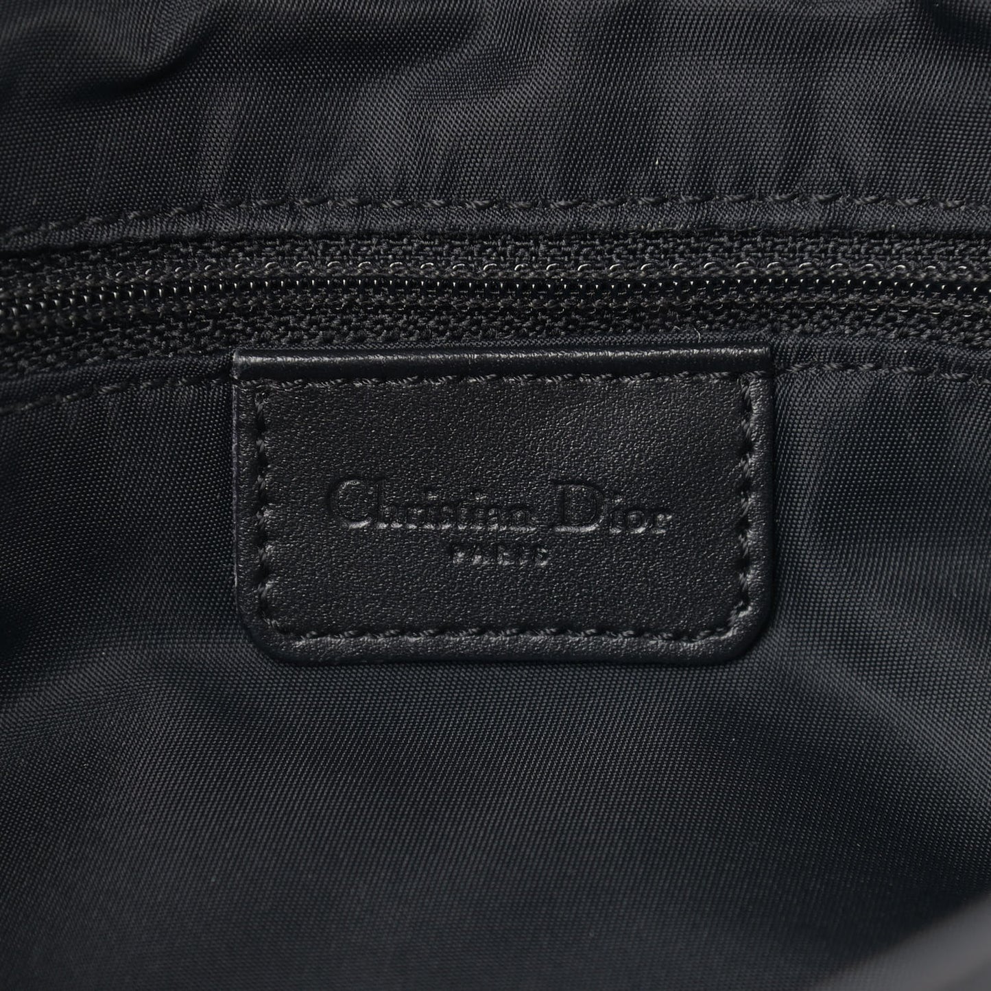 Monogram Double Saddle Bag Black