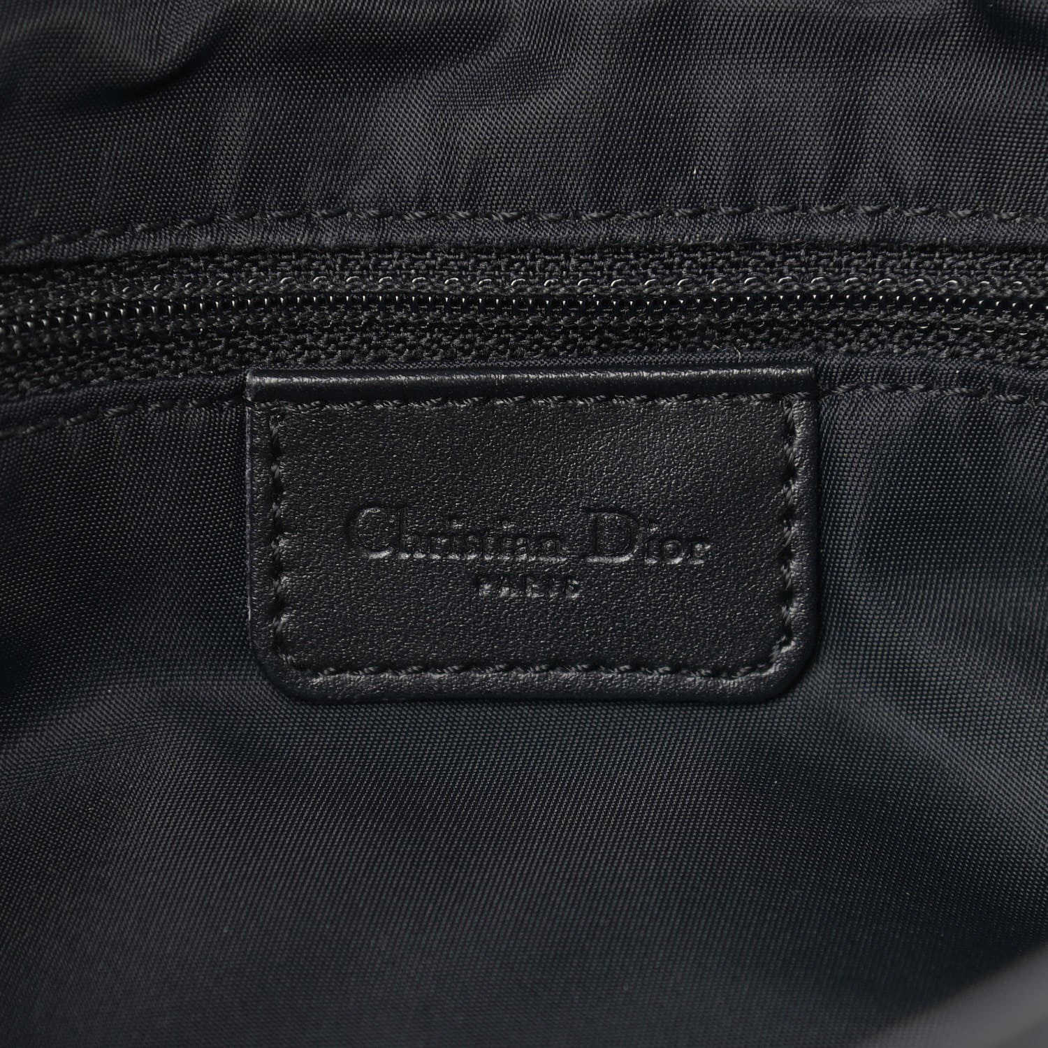 Christian Dior Monogram Double Saddle Bag Black 6 of 12