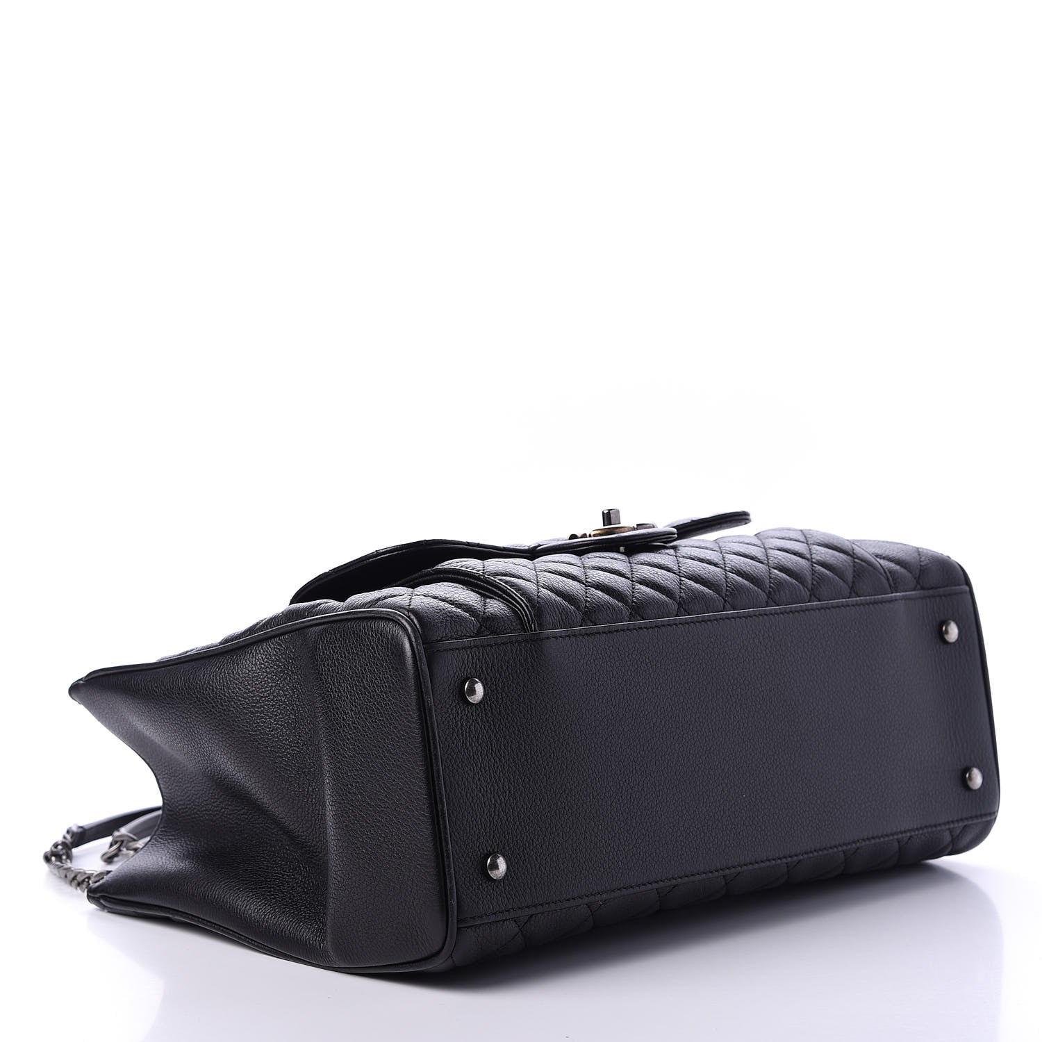 Chanel Caviar Quilted Large Casual Pocket Tote Black 5 of 11