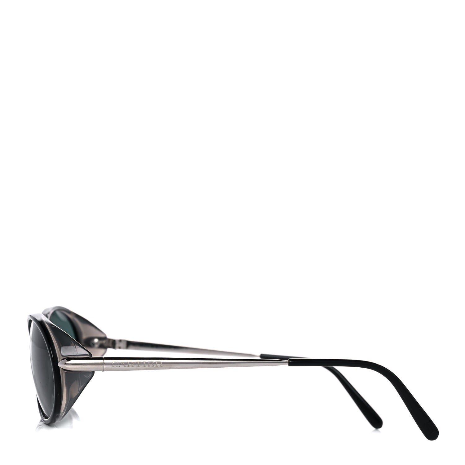 Cartier Aspen Oval Sunglasses Black 2 of 7