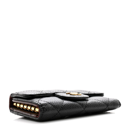 Chanel Caviar Quilted 6 Key Holder Black 4 of 10
