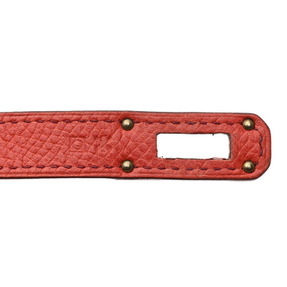 Hermes Epsom Flag Kelly Longue Wallet Corail Flamingo 7 of 9