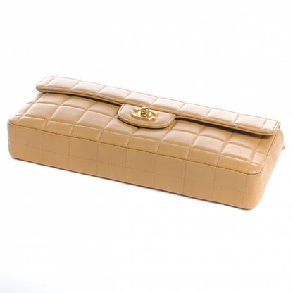 Chanel Lambskin East West Chocolate Bar Flap Beige 4 of 9