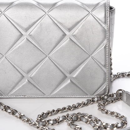 Chanel Metallic Calfskin Mini Propeller Flap Silver 10 of 16