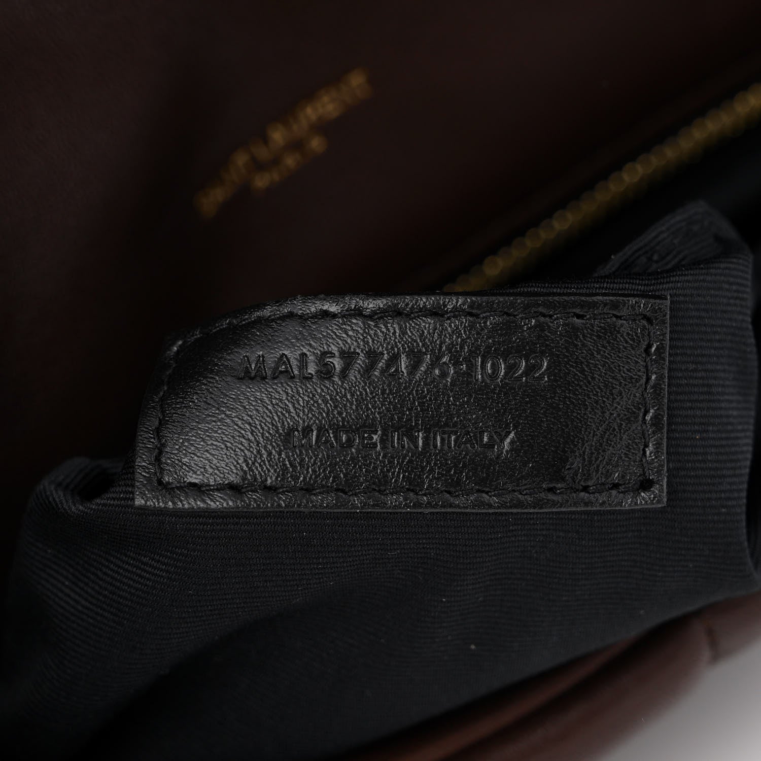 Saint Laurent Lambskin Quilted Small Loulou Puffer Monogram Chain Satchel Dark Ganache 7 of 12
