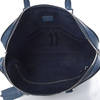 Louis Vuitton Taurillon Victor Briefcase Blue Gris 5 of 7
