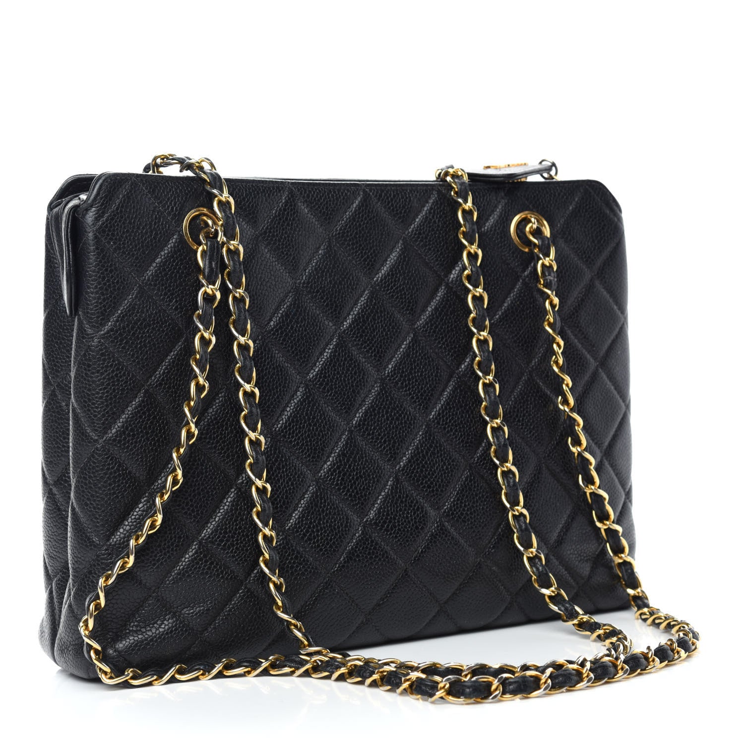 Chanel Caviar Quilted Flap Shoulder Bag Black 3 of 13
