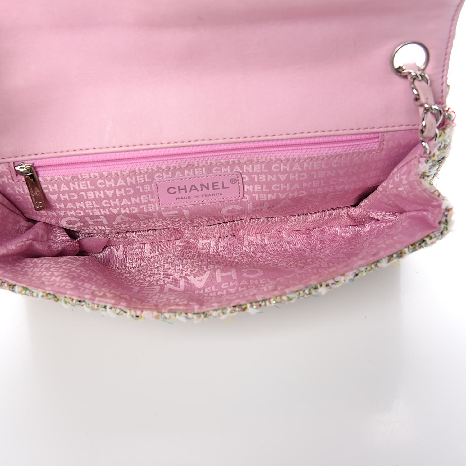 Chanel Tweed CC Flap Multicolor 5 of 13