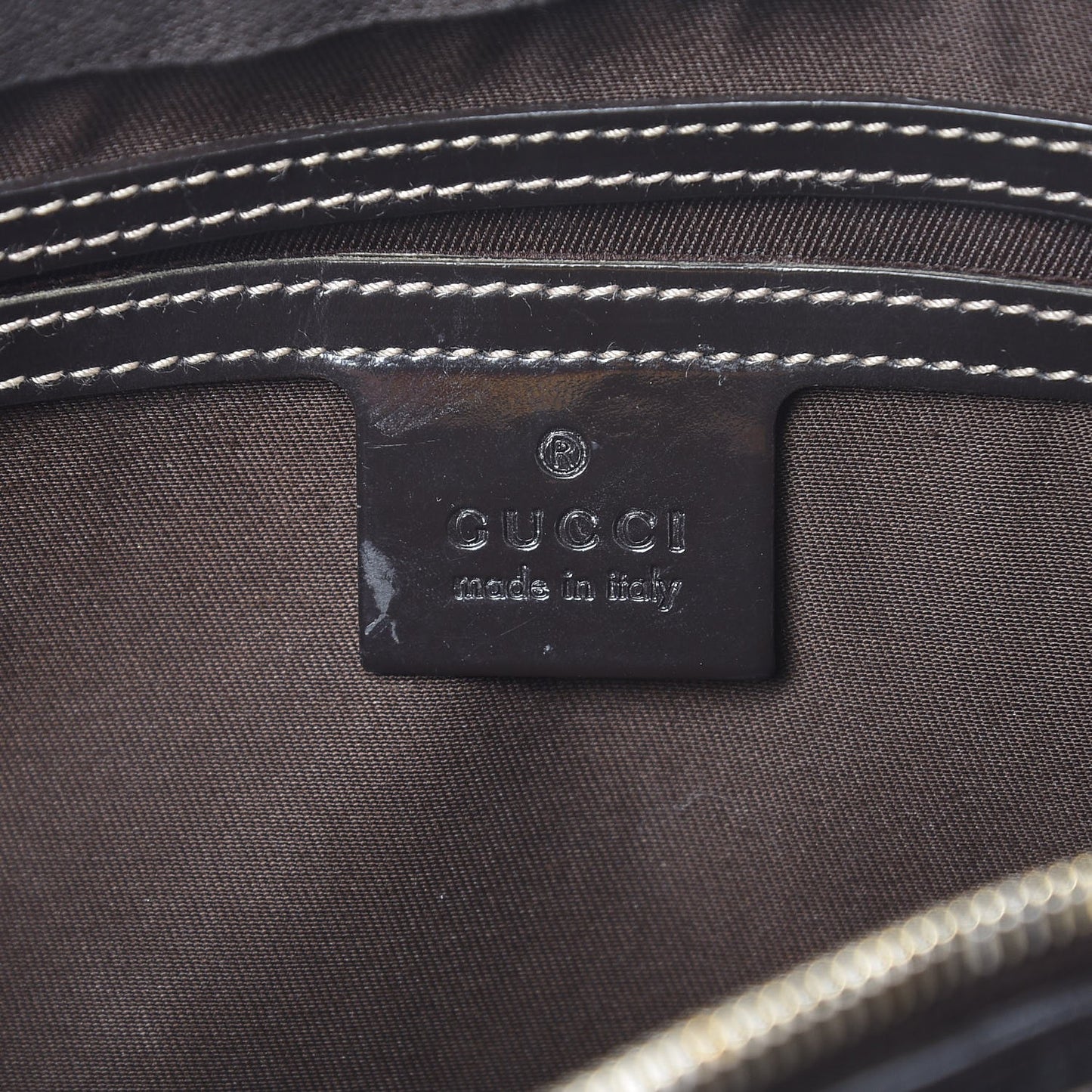GG Plus Monogram Medium Joy Boston Dark Brown