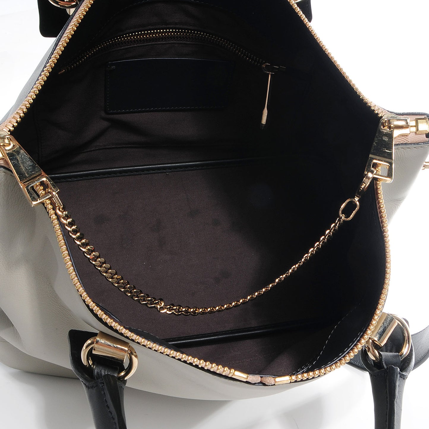 Smooth Calfskin Medium Baylee Tote Mushroom Black