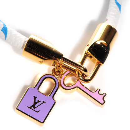 Louis Vuitton Monogram Multicolor Luck It Bracelet 17 White 4 of 4